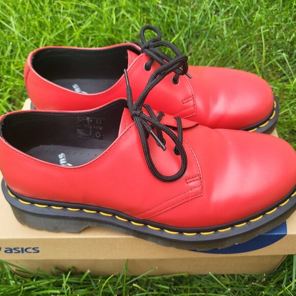 Dr Martens 1461 Oxford satchel red - Picture 2 of 6